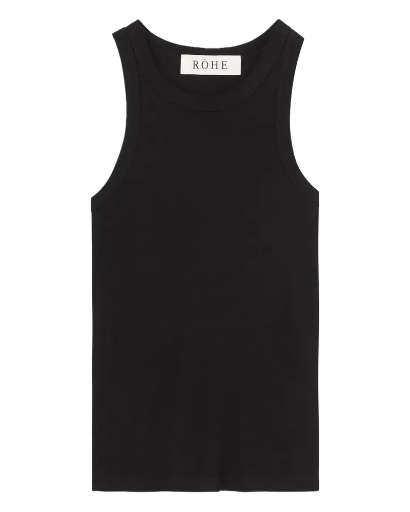 Róhe Geripptes Oberteil - 001 BLACK 001