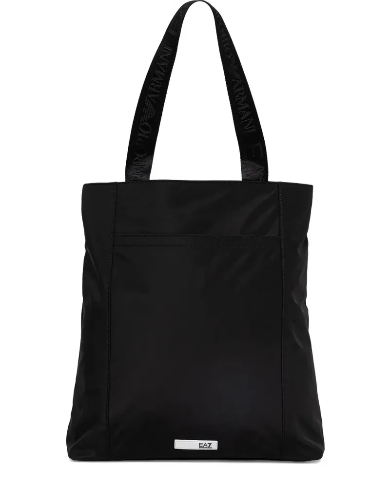 EA7 top-zip tote bag - Schwarz Schwarz