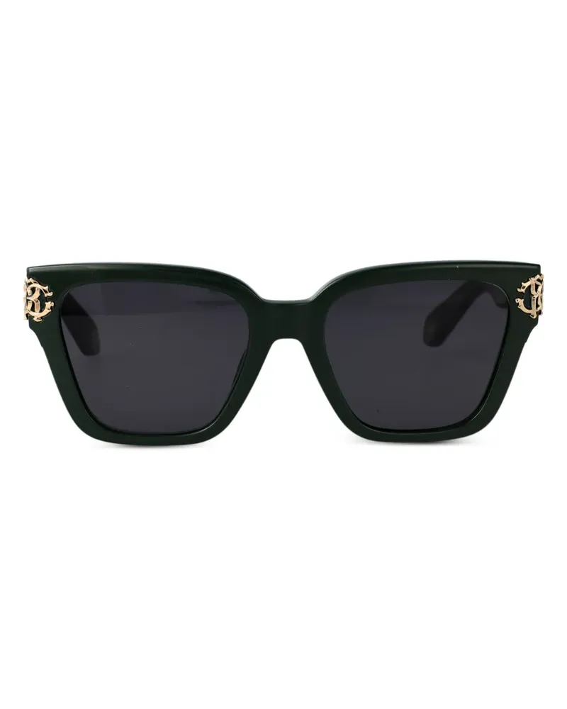 Roberto Cavalli Sonnenbrille mit eckigem Gestell - Grün Grün
