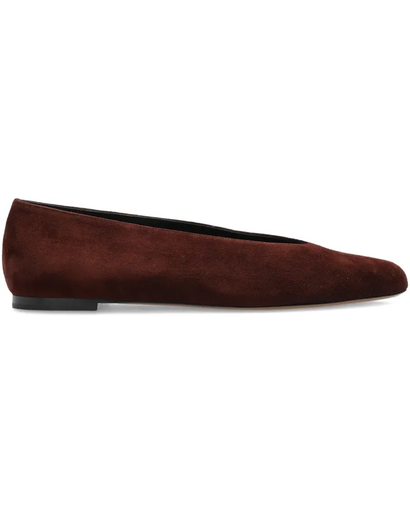 NEOUS suede pointed-toe flats - Braun Braun