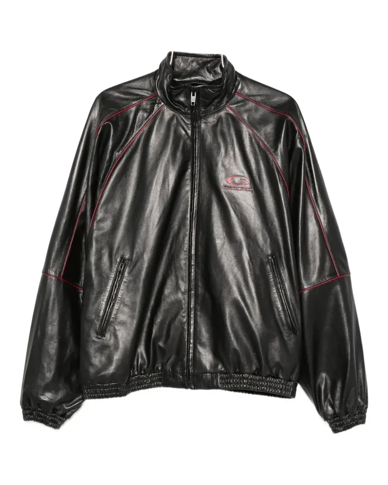 Balenciaga black leather jacket - Schwarz Schwarz