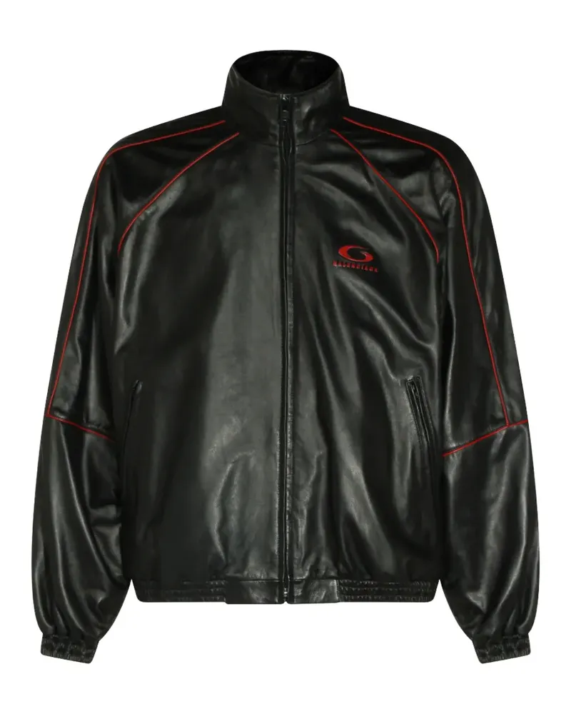 Balenciaga black leather jacket - Schwarz Schwarz