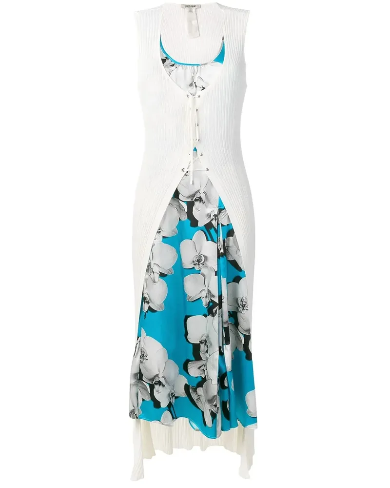 Roberto Cavalli Hybrid' Cardigan-Kleid - Blau Blau