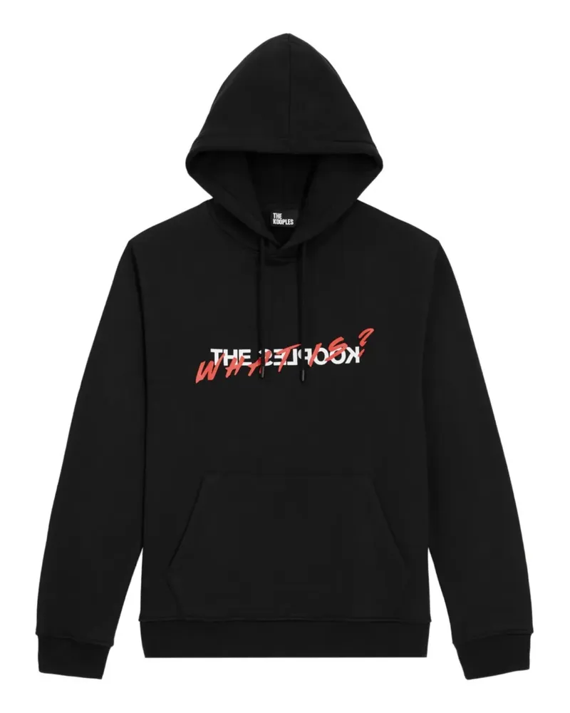 The Kooples Hoodie mit grafischem Print - Schwarz Schwarz