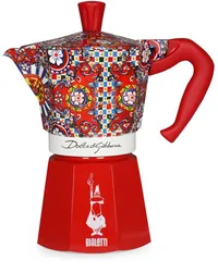 Dolce & Gabbana Großer Moka Espressokocher Rot