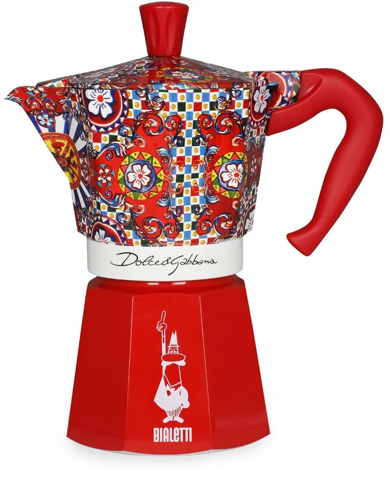 Dolce & Gabbana Großer Moka Espressokocher - Rot Rot