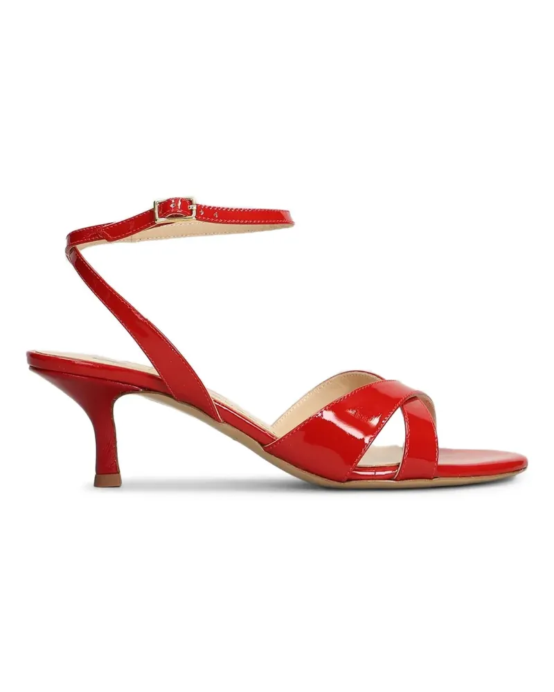 Fabio Rusconi patent crossover-strap sandals - Rot Rot