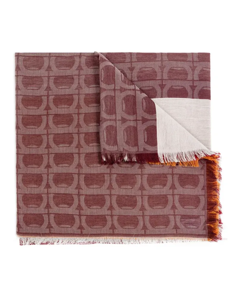 Ferragamo Gancini Schal - Rot Rot