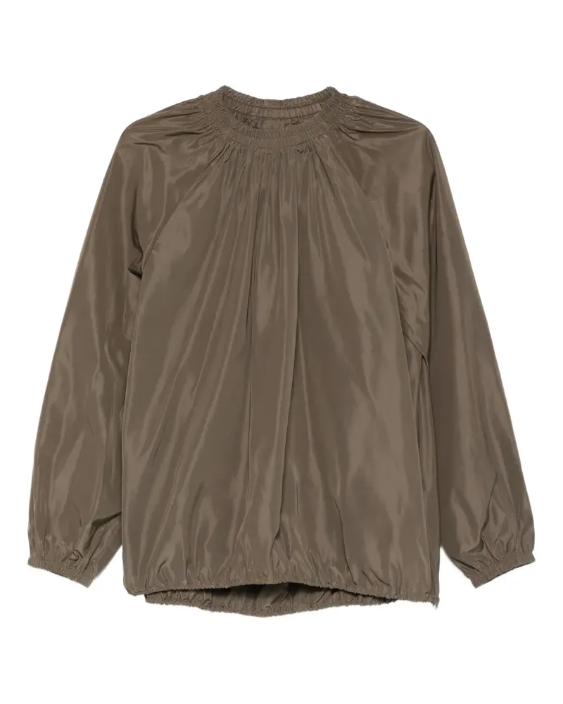 tibi shirred blouse - Grün Grün