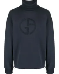 Giorgio Armani Pullover mit Rollkragen Blau