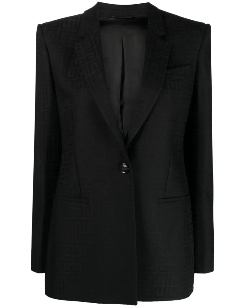 Givenchy 4G Jacquard-Blazer - Schwarz Schwarz