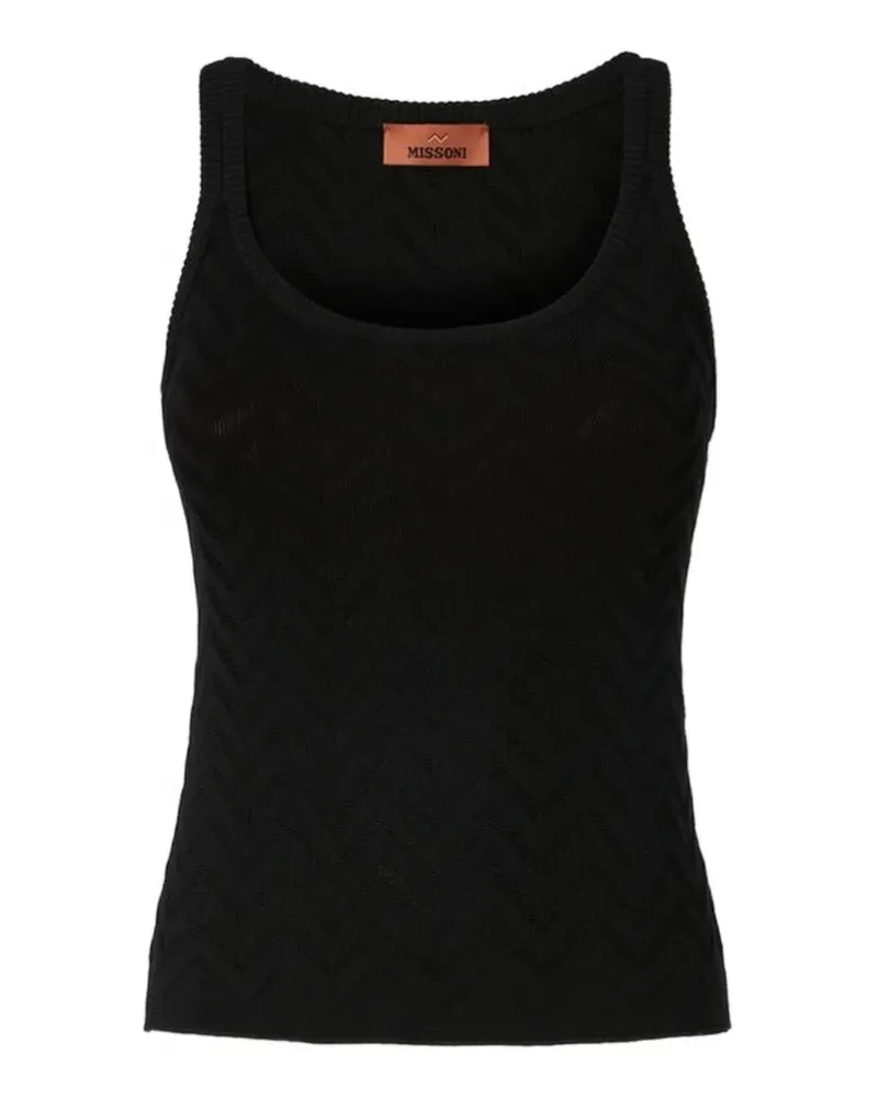 Missoni Tanktop aus Lamé - Schwarz Schwarz
