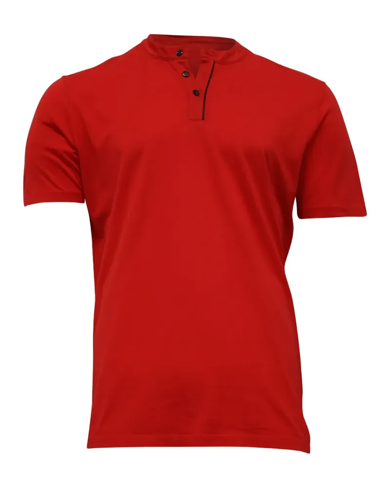HUGO BOSS button-up T-shirt - Rot Rot