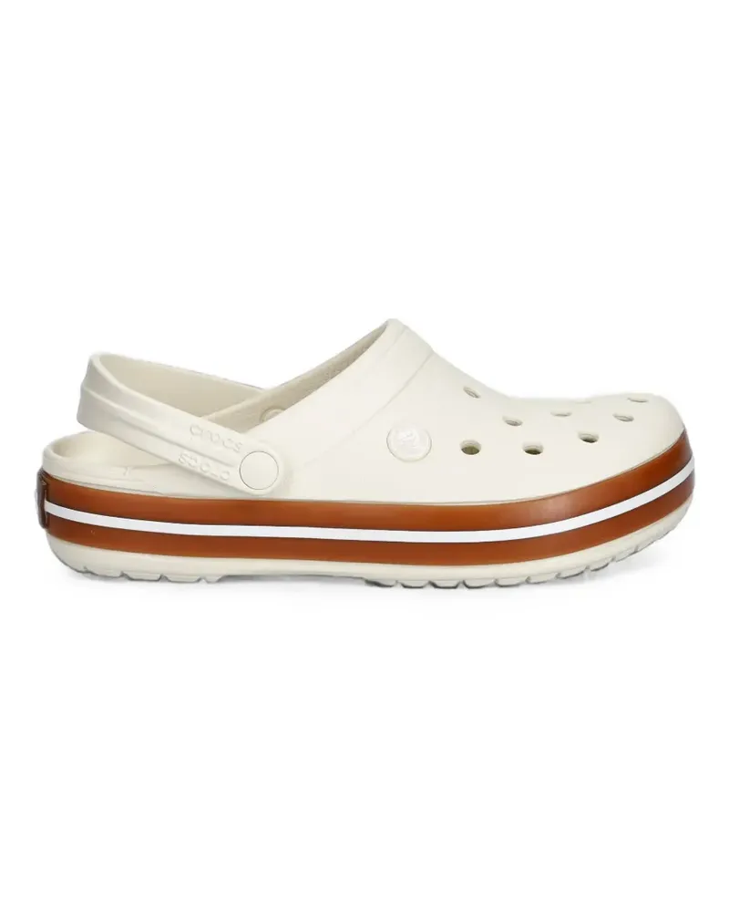 Crocs Crocband™ Clogs mit perforiertem Logo-Patch - Nude Nude