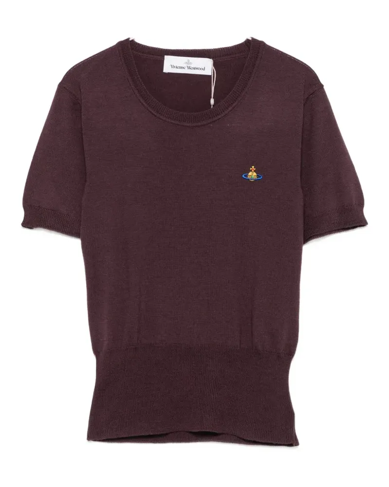 Vivienne Westwood Bea Pullover mit Orb-Stickerei - Violett Violett
