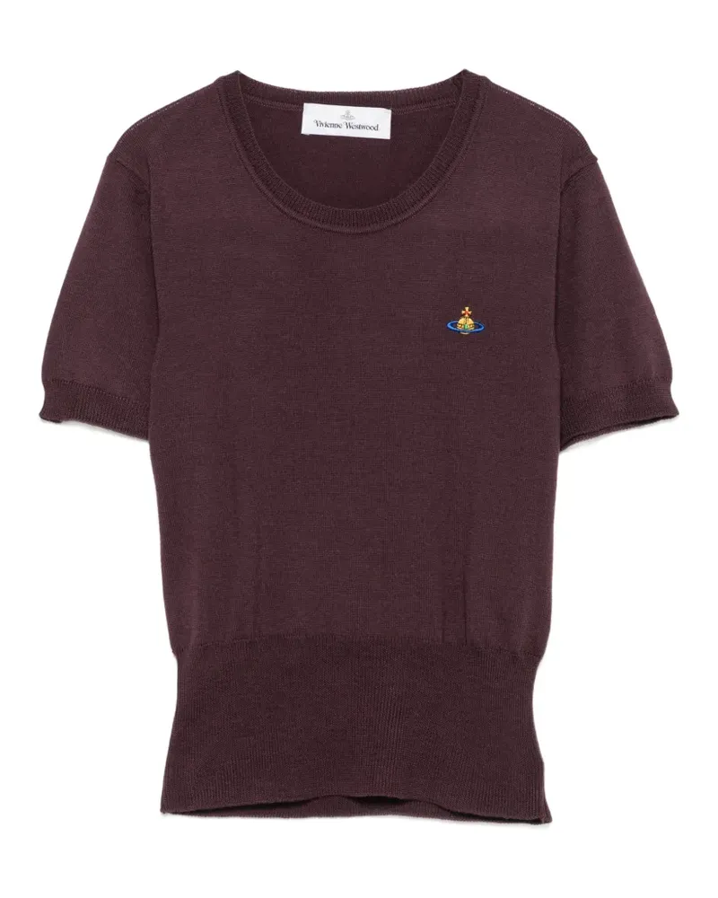 Vivienne Westwood Bea Pullover mit Orb-Stickerei - Violett Violett