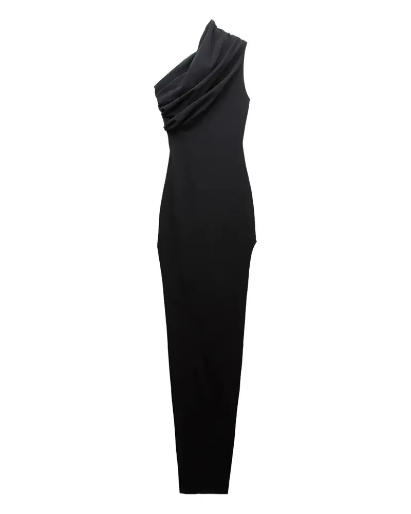 Rick Owens Athena Maxikleid - Schwarz Schwarz
