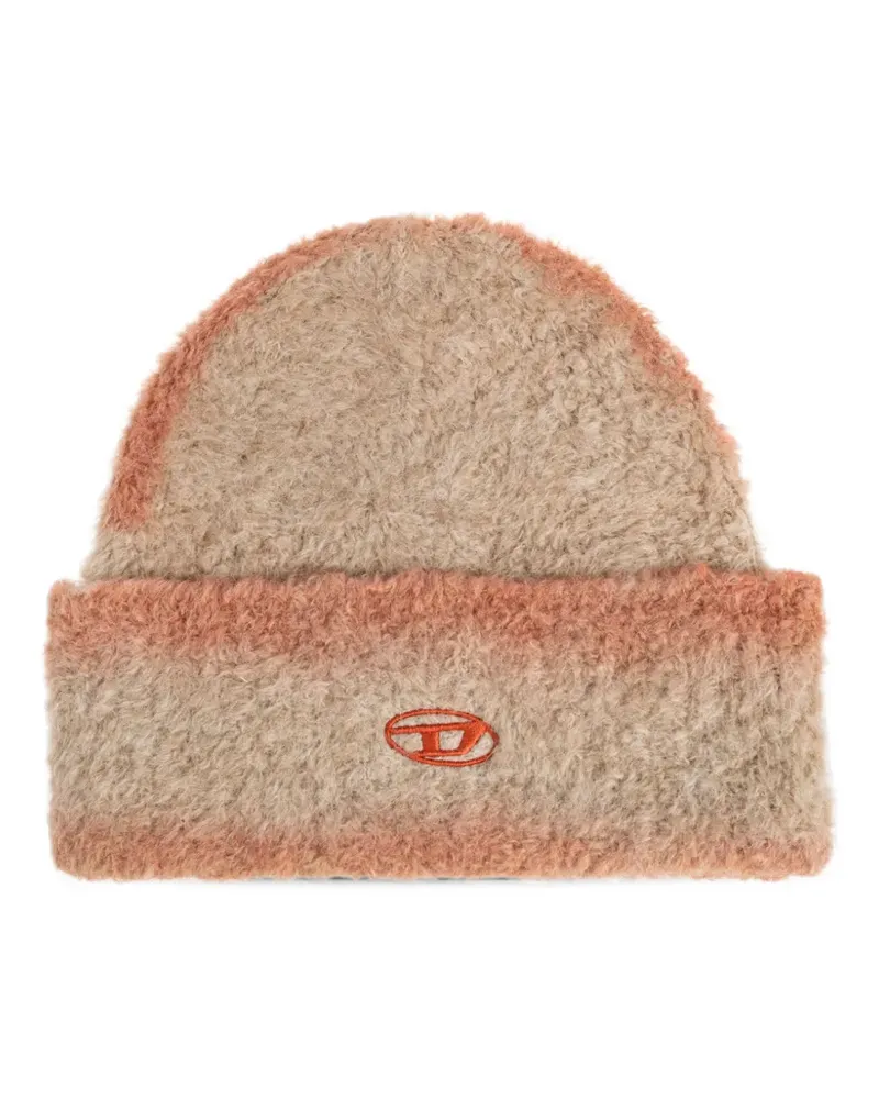 Diesel beanie with sprayed effect - Nude Nude
