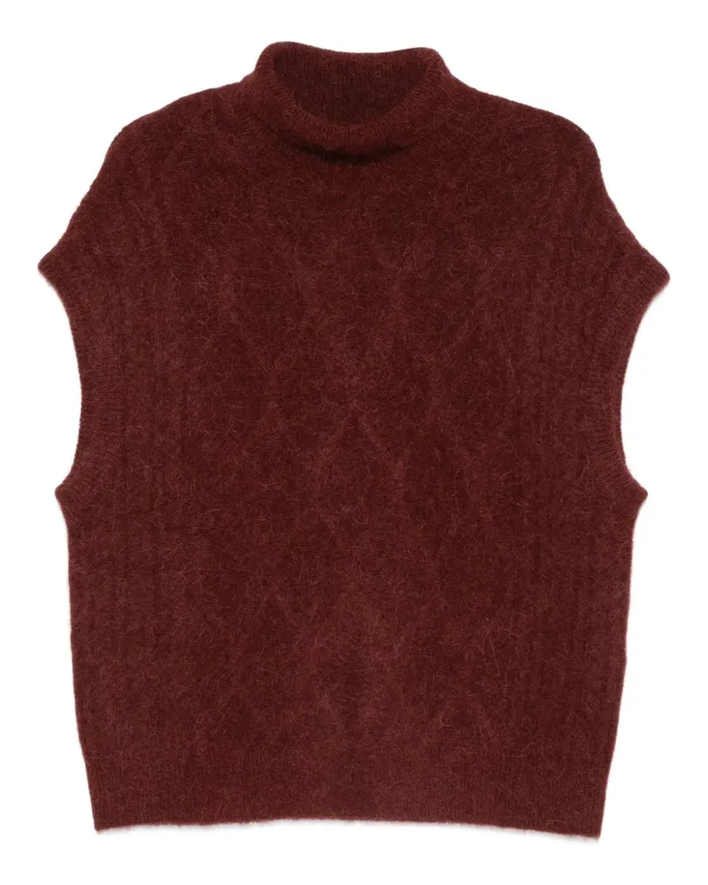 Bellerose Top mit Rollkragen - Rot Rot