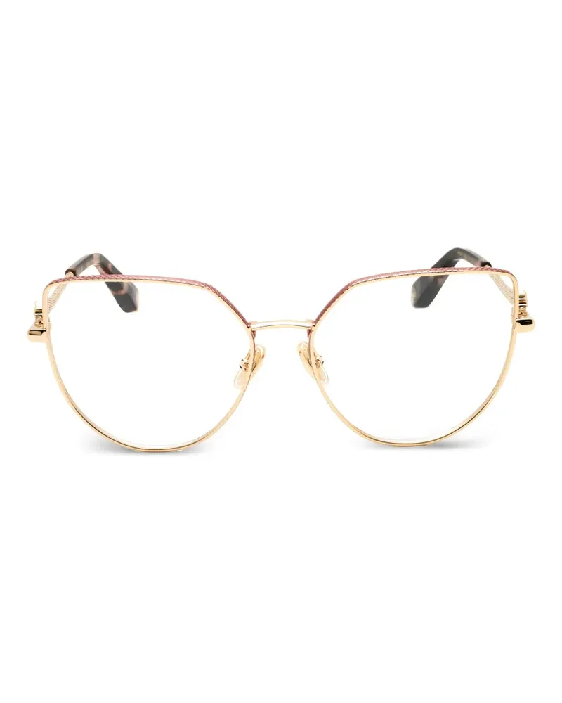 Roberto Cavalli Klassische Cat-Eye-Brille - Gold Gold