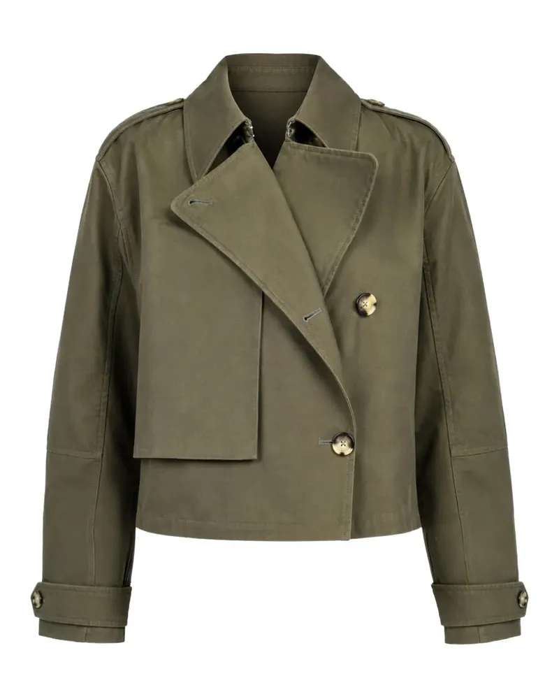 Rag & Bone Doppelreihige Cropped-Jacke - Grün Grün