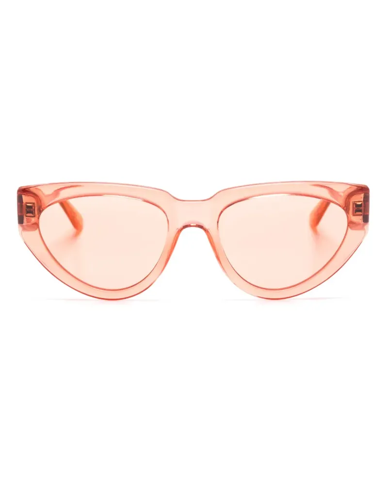 Karl Lagerfeld Cat-Eye-Sonnenbrille mit Logo-Print - Rot Rot
