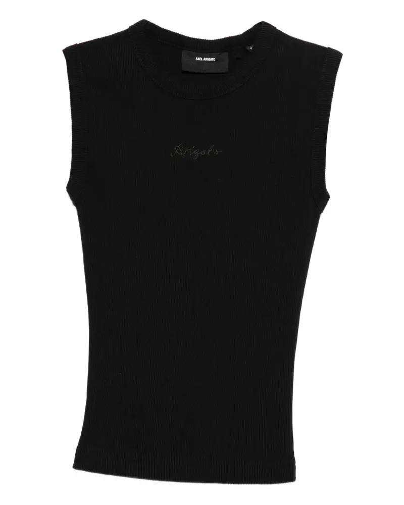Axel Arigato ribbed knit top - Schwarz Schwarz