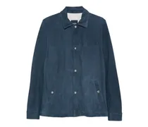 SJ Tyler Wildlederjacke mit Knöpfen - Blau