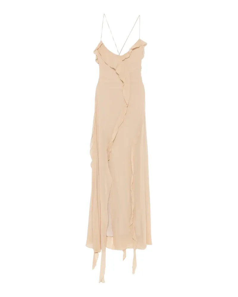 Aniye By Marian ruffled maxi dress - Nude Nude