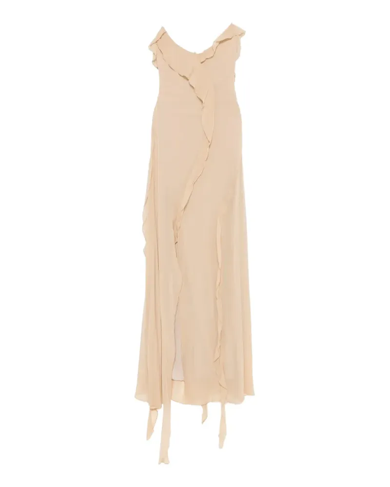 Aniye By Marian ruffled maxi dress - Nude Nude