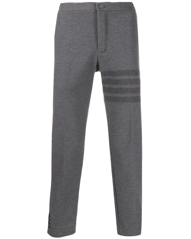 Thom Browne Schmale Bar Hose - Grau Grau