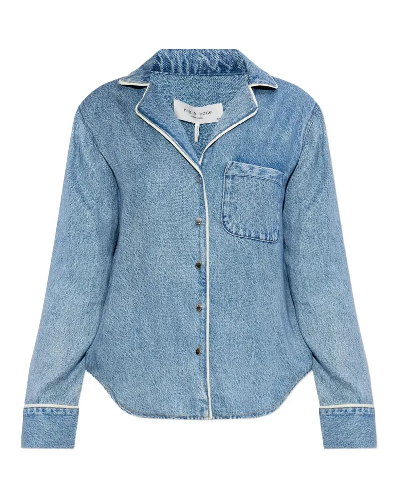 Rag & Bone chest-pocket shirt - Blau Blau