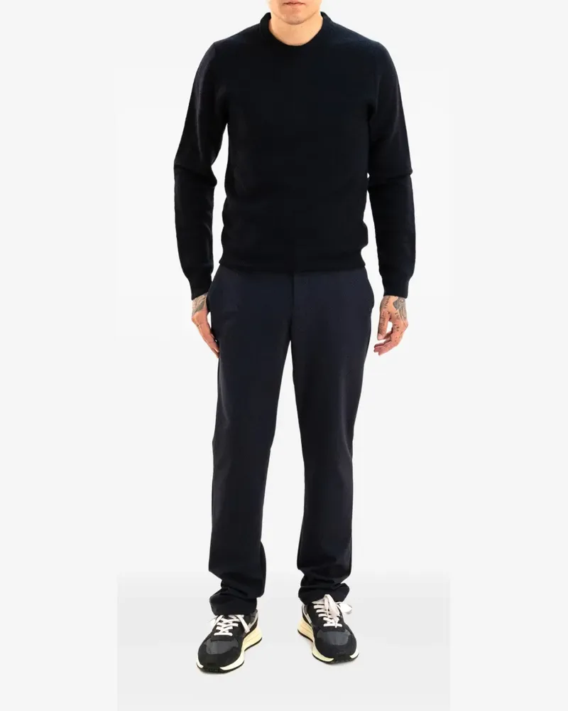Zanone Pullover mit rundem Ausschnitt - Schwarz Schwarz