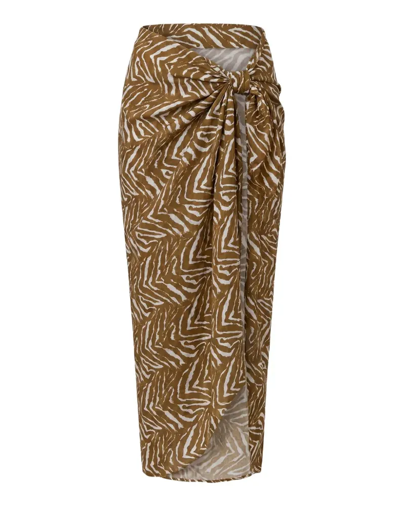 NICHOLAS Aminta midi sarong - Nude Nude