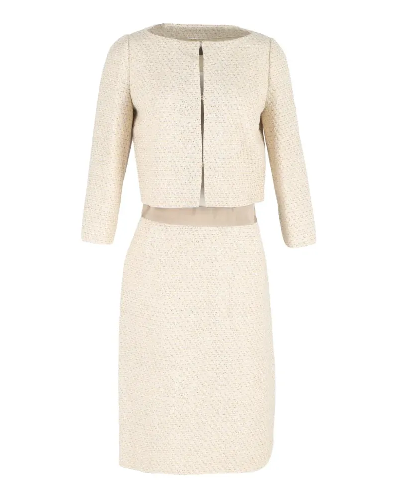 Max Mara tweed suit - Nude Nude
