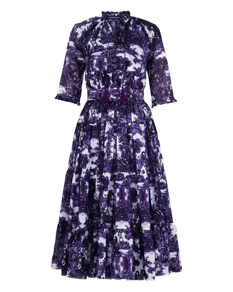Samantha Sung Eden Midikleid - Violett Violett