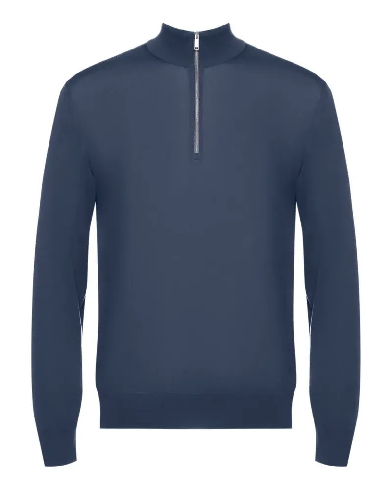 Ermenegildo Zegna half-zip sweater - Blau Blau