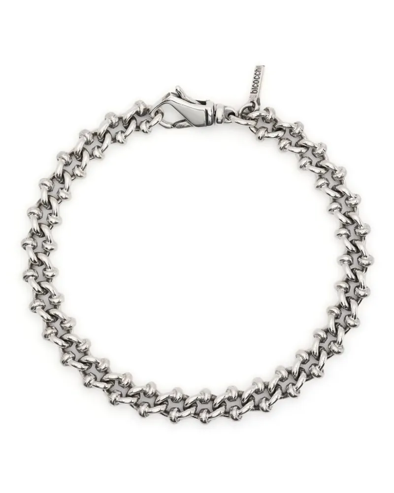 Emanuele Bicocchi Armband mit Knotendetail - Silber Silber