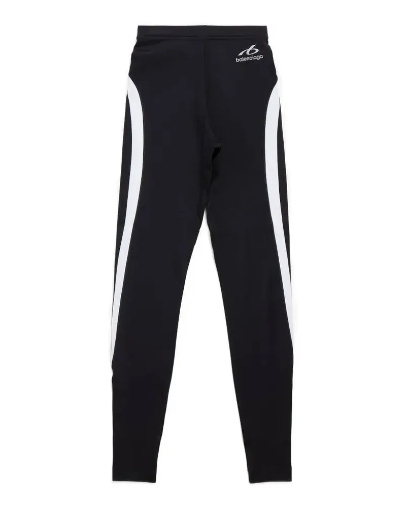 Balenciaga Leggings mit reflektierenden Einsätzen - Schwarz Schwarz