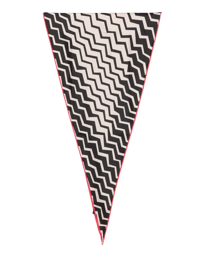 Missoni Schal mit Zickzack-Print - Schwarz Schwarz