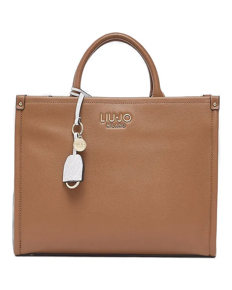 Liu Jo Handtasche mit Anhängern - Braun Braun