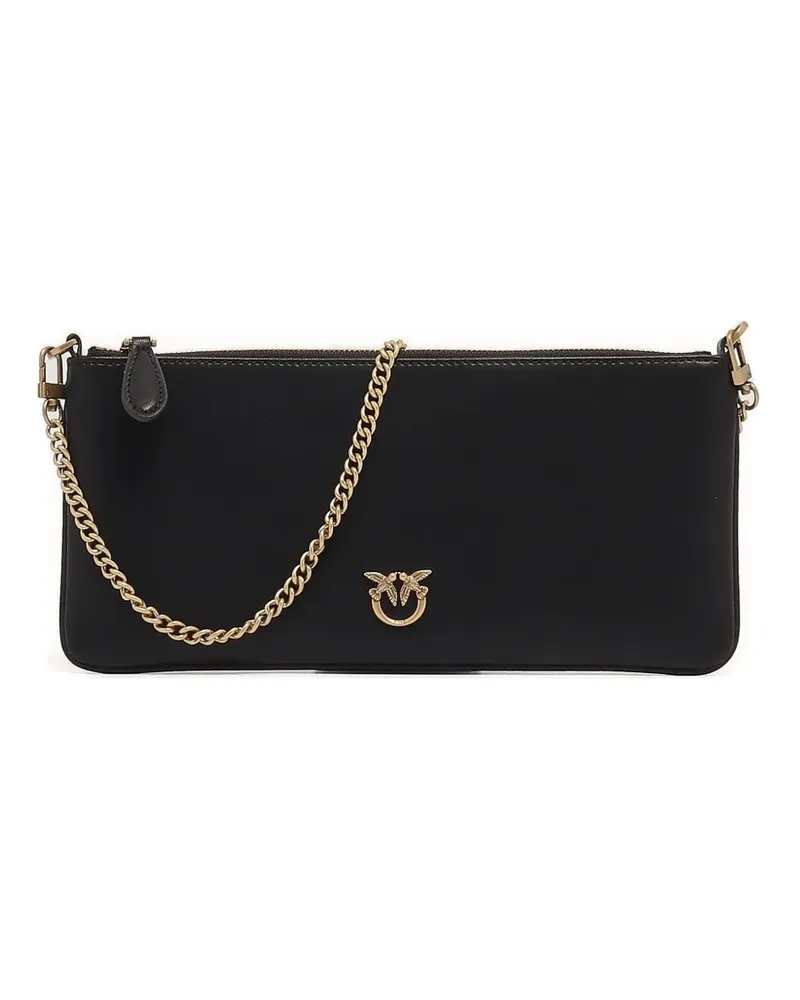Pinko chain-strap shoulder bag - Schwarz Schwarz
