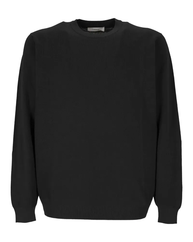 LARDINI textured-knit sweater - Schwarz Schwarz