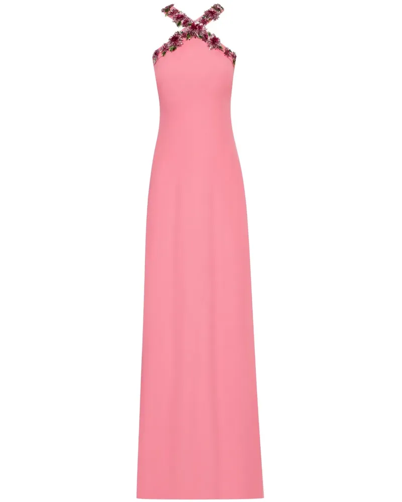 Oscar de la Renta Dahlia Abendkleid - Rosa Rosa