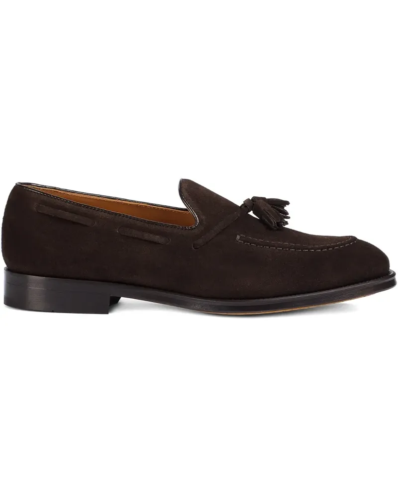 Doucal´s Loafer aus Wildleder mit Quasten - Braun Braun