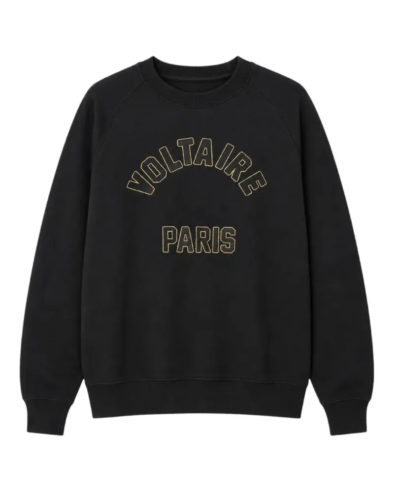 Zadig & Voltaire Sunca logo-embroidered sweatshirt - Schwarz Schwarz