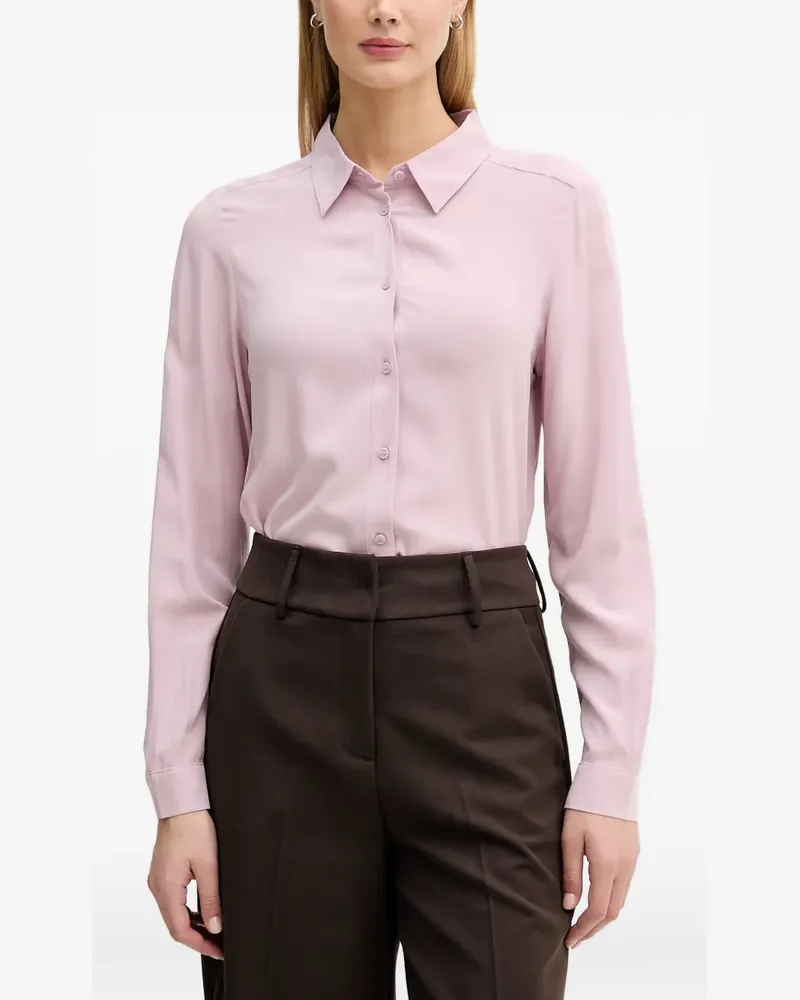 Benetton long-sleeve button-down shirt - Rosa Rosa