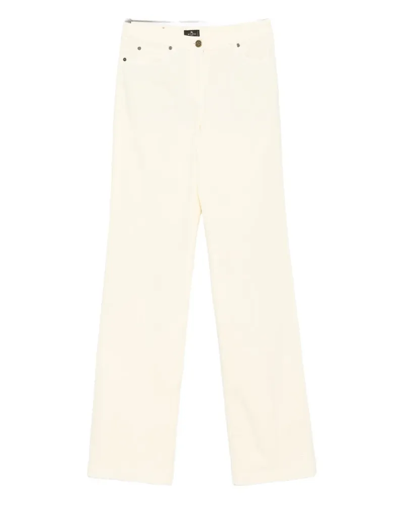Etro Bestickte Five-Pocket-Jeans - Nude Nude