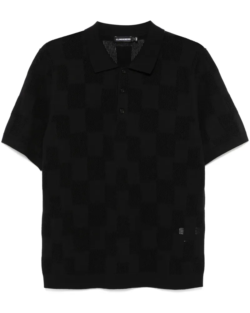 J.Lindeberg Reymond Poloshirt - Schwarz Schwarz