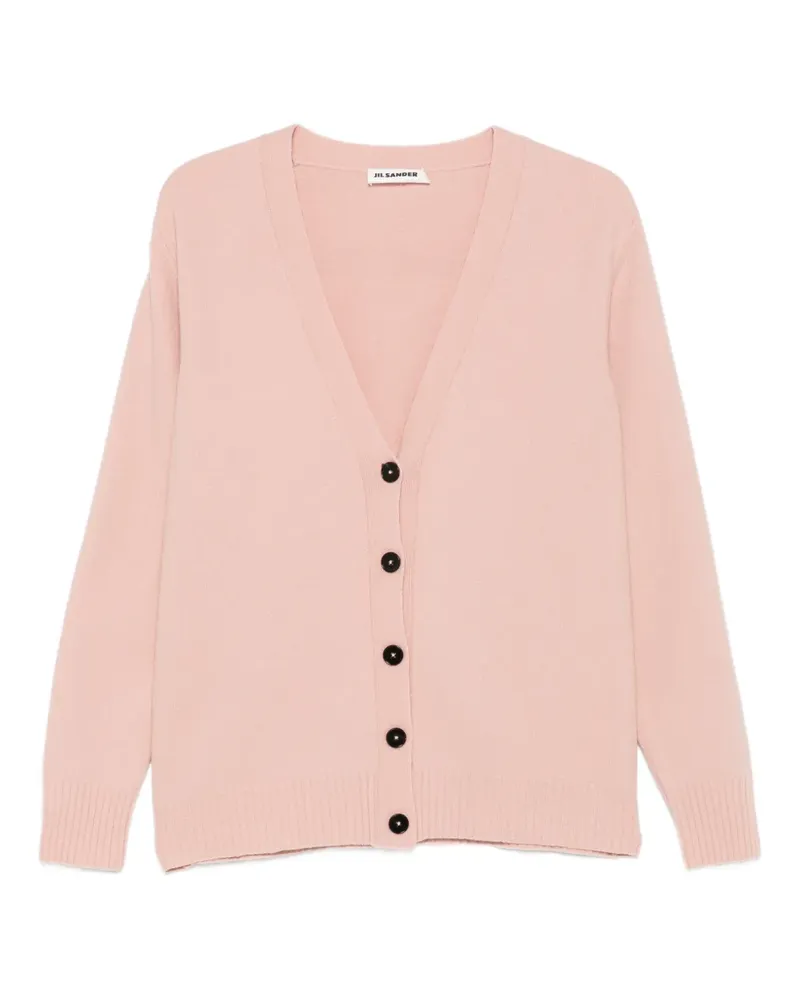 Jil Sander Gerippter Cardigan - Rosa Rosa